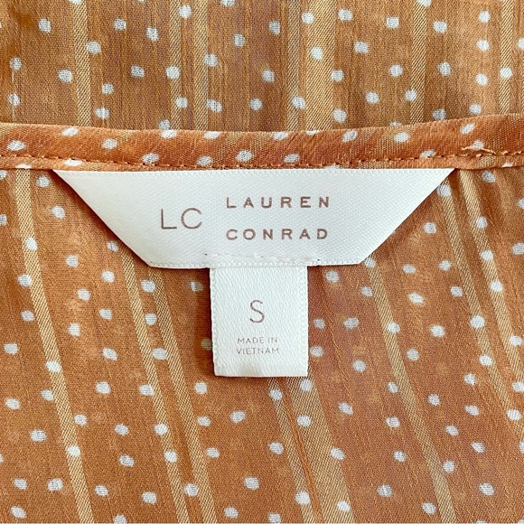 Lauren Conrad Sheer Blouse Size S - Picture 3 of 9